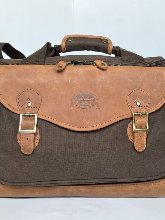Cabela's Other - Cabela's Vintage Battenkill Canvas & Leather Large Duffel Bag Luggage Filson
